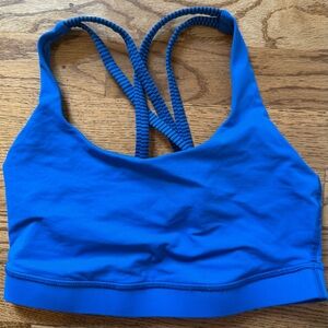 Lululemon Women’s Energy Sports Bra Blue Size 6 Small